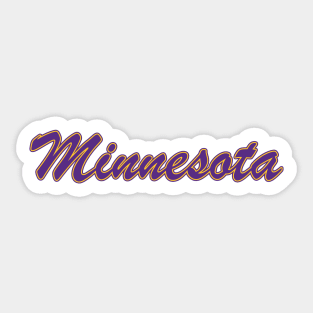 Football Fan of Minnesota Sticker